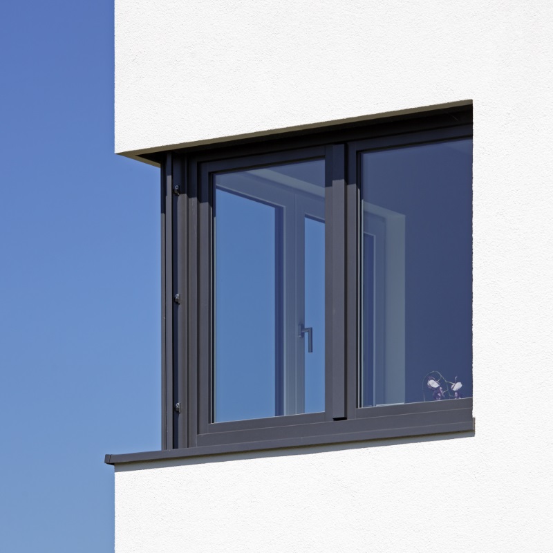 foliertes Eckfenster | Daldrup Fenster